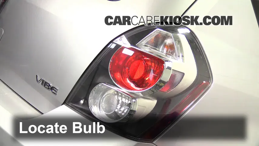 2009 Pontiac Vibe 2.4L 4 Cyl. Lights Reverse Light (replace bulb)